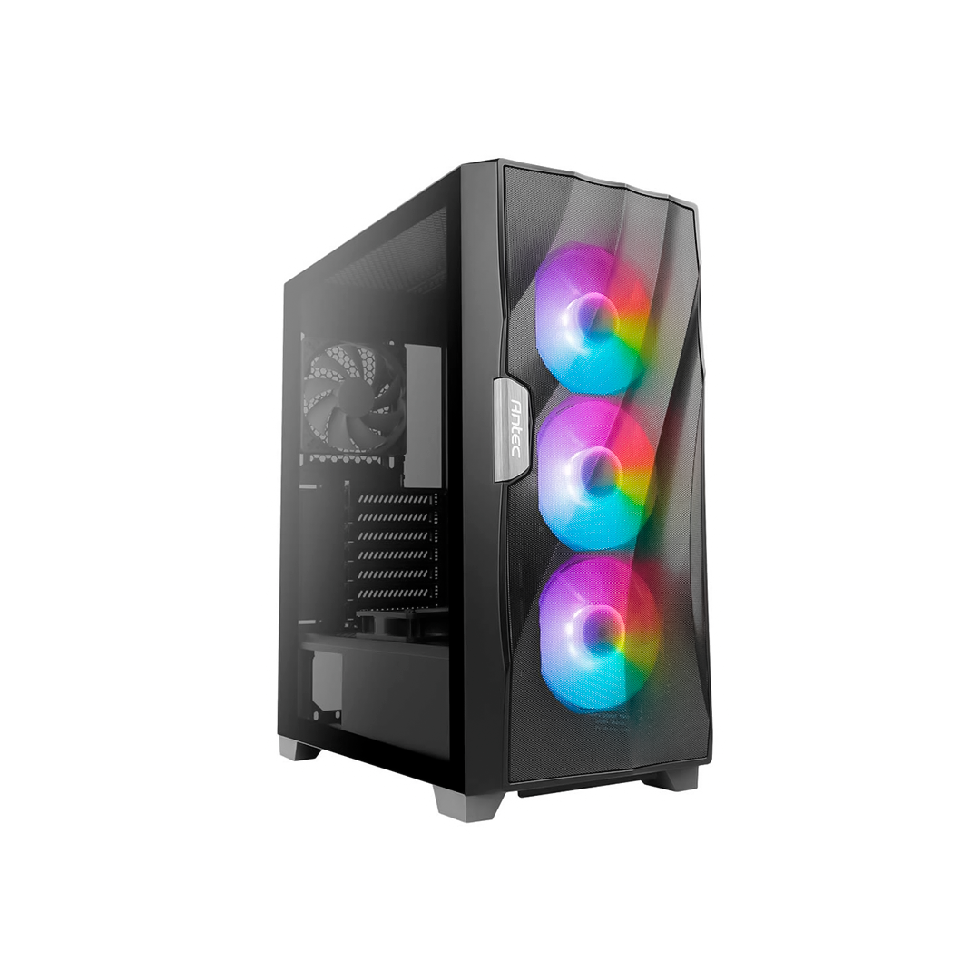 CASE ANTEC DF700 FLUX BLACK ARGB, SIN FUENTE, VIDRIO TEMPLADO, USB 3.0