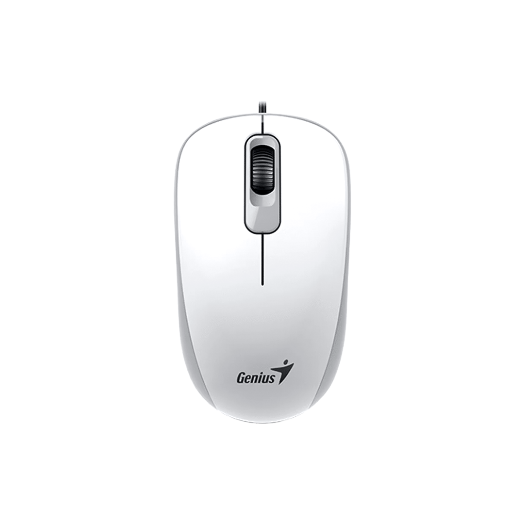 MOUSE GENIUS DX-110 USB OPTICO WHITE