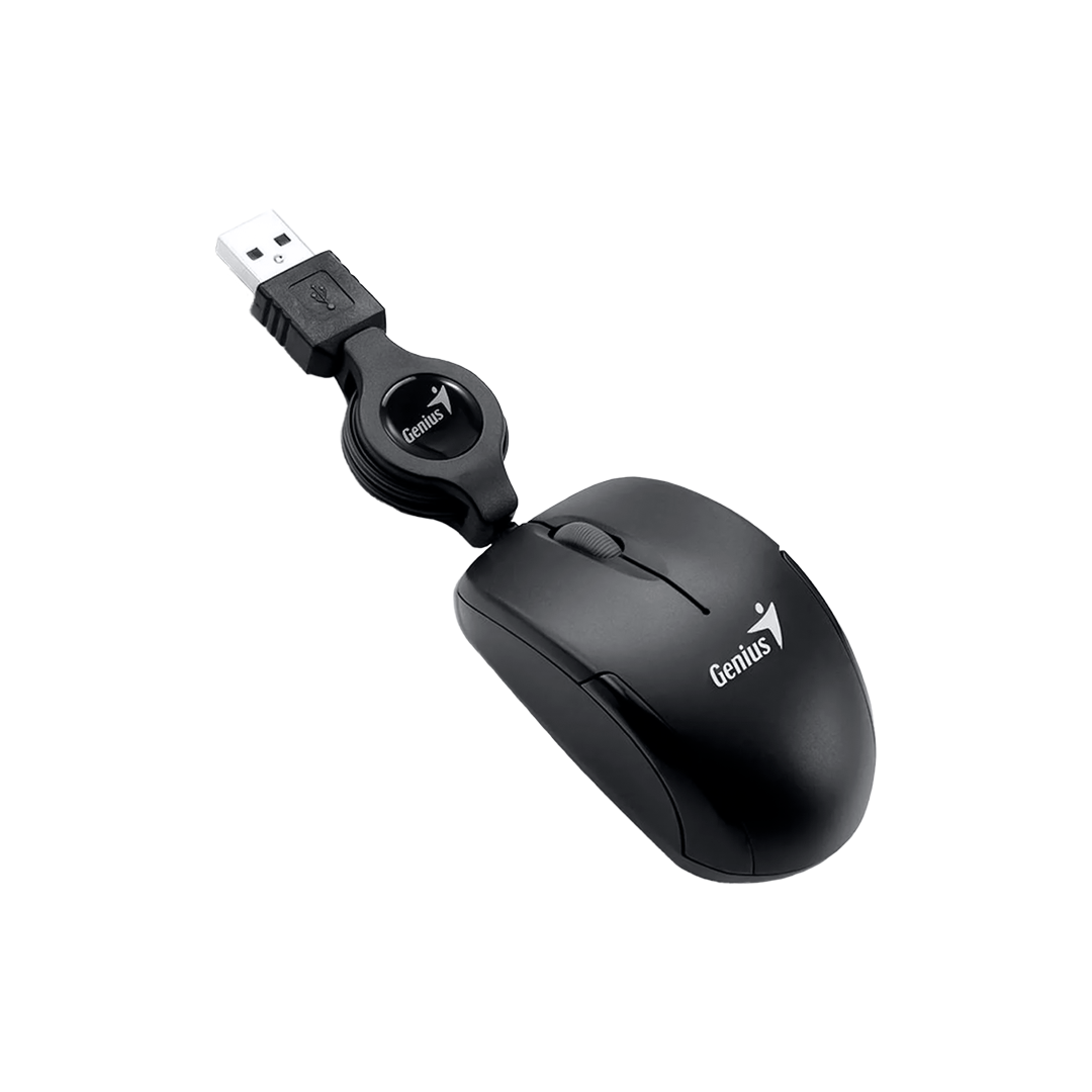 MOUSE GENIUS RETRACTIL MICRO TRAVELER V2 USB BLACK