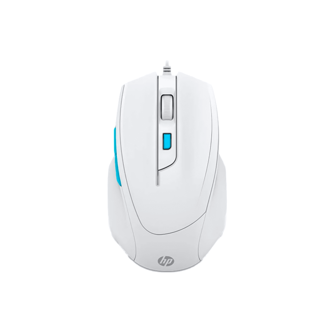 MOUSE HP GAMING M150 BK WHT ALAMBRICO BLANCO