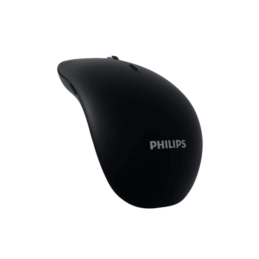 MOUSE INALÁMBRICO PHILIPS SPK7634, BLUETOOTH 5.0, 2.4 GHZ, 2400 DPI, COLOR NEGRO