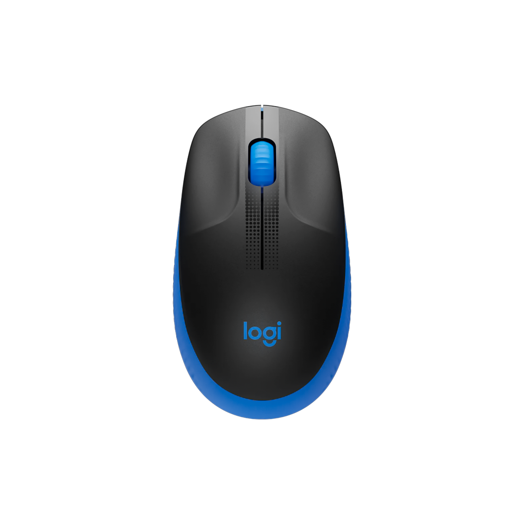 MOUSE LOGITECH M190 WIRELESS FULL SIZE BLUE