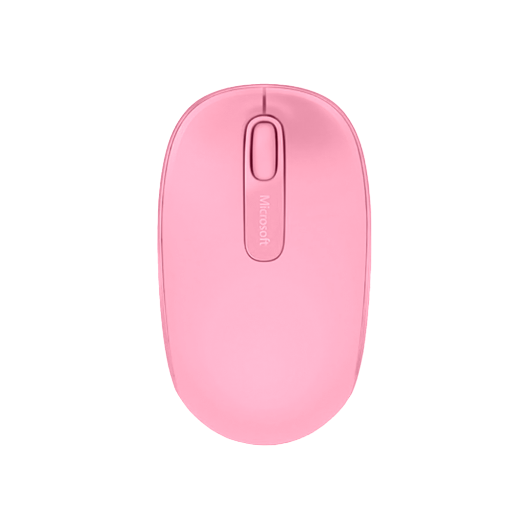 MOUSE MICROSOFT INALAMBRICO (MOBILE 1850), 1000DPI, RECEPTOR USB, 2.4GHZ, ROSADO