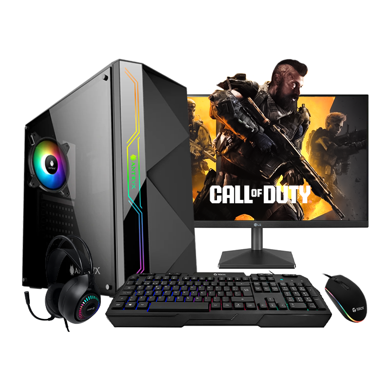 PC BLAZESTRIKE Z9 AMD RYZEN 7 5700G, 23.8' FHD, 16GB RAM, 500GB SSD