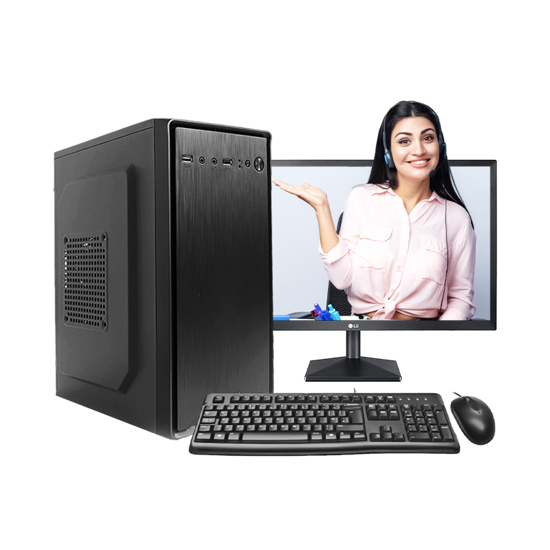 PC VORTEX 12 AMD RYZEN 3 3200G, 18.5' HD, 8GB RAM, 500GB SSD