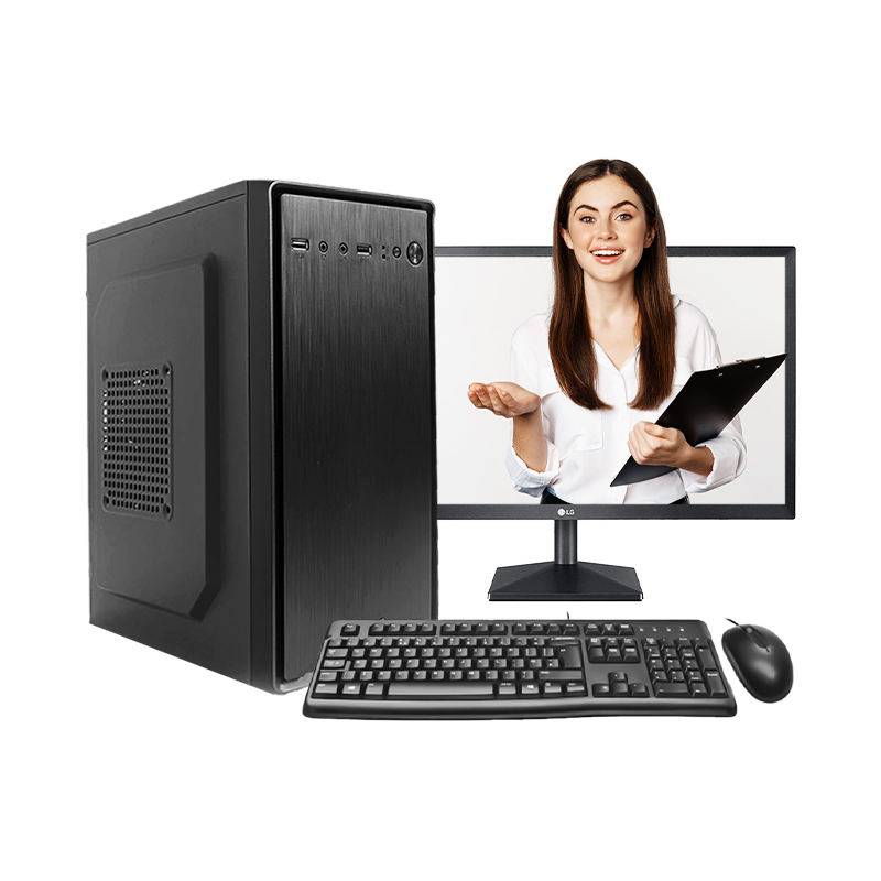 PC WORKCORE 550 CORE I5-10400F, 18.5' HD, 8GB RAM, 500GB SSD