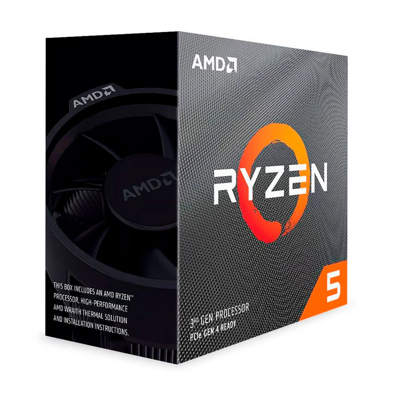 PROCESADOR AMD RYZEN 5 3600, 3.6 / 4.2GHZ, 32MB L3 CACHE, 6-CORES, AM4, 7NM, TDP: 65W. (100-100000031BOX)