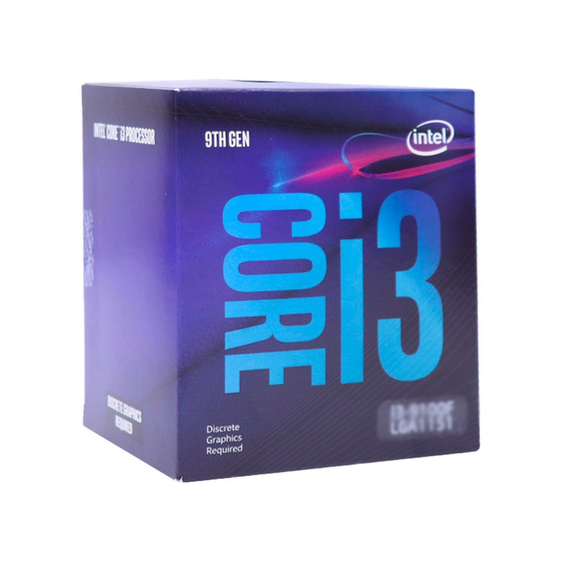 PROCESADOR INTEL CORE I3-9100 (BX80684I39100) 3.60 GHZ, 6 MB CACHÉ L3, LGA1151, 65W, 14 NM.