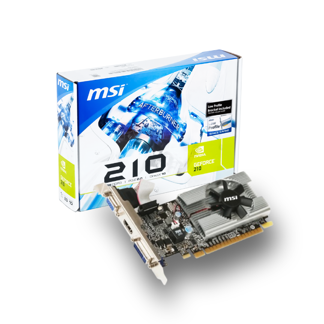 TARJETA DE VIDEO MSI NVIDIA GEFORCE 210, 1GB DDR3