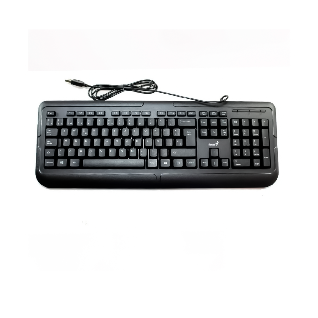 TECLADO GENIUS KB-118 USB ESPAÑOL BLACK