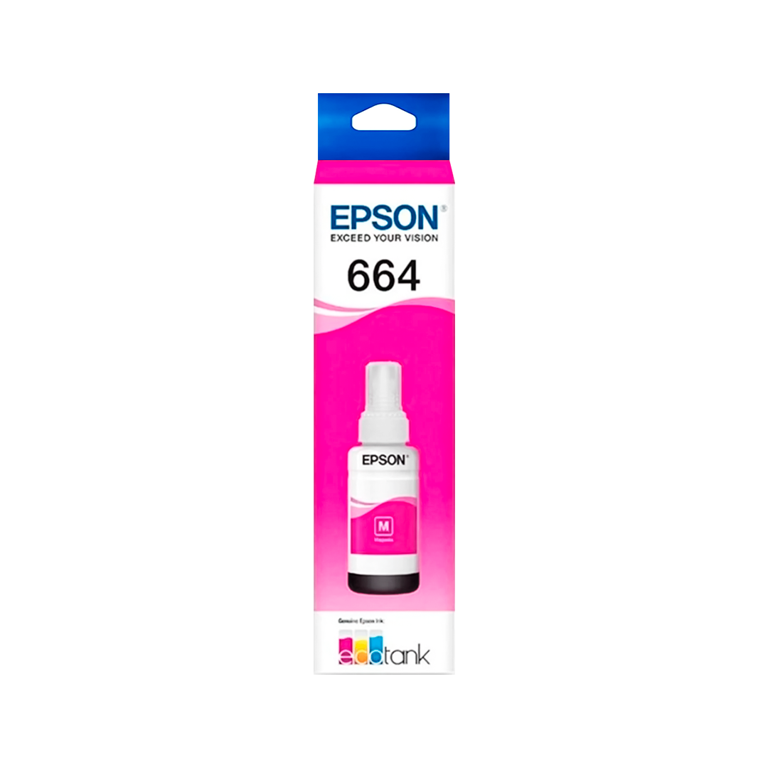 TINTA DE IMPRESION PARA EPSON 664 COLOR MAGENTA